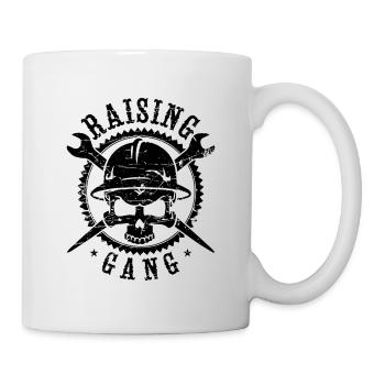Raising Gang Ironworker Souder Serrurier Ferronniers - Mug blanc - blanc - Droite