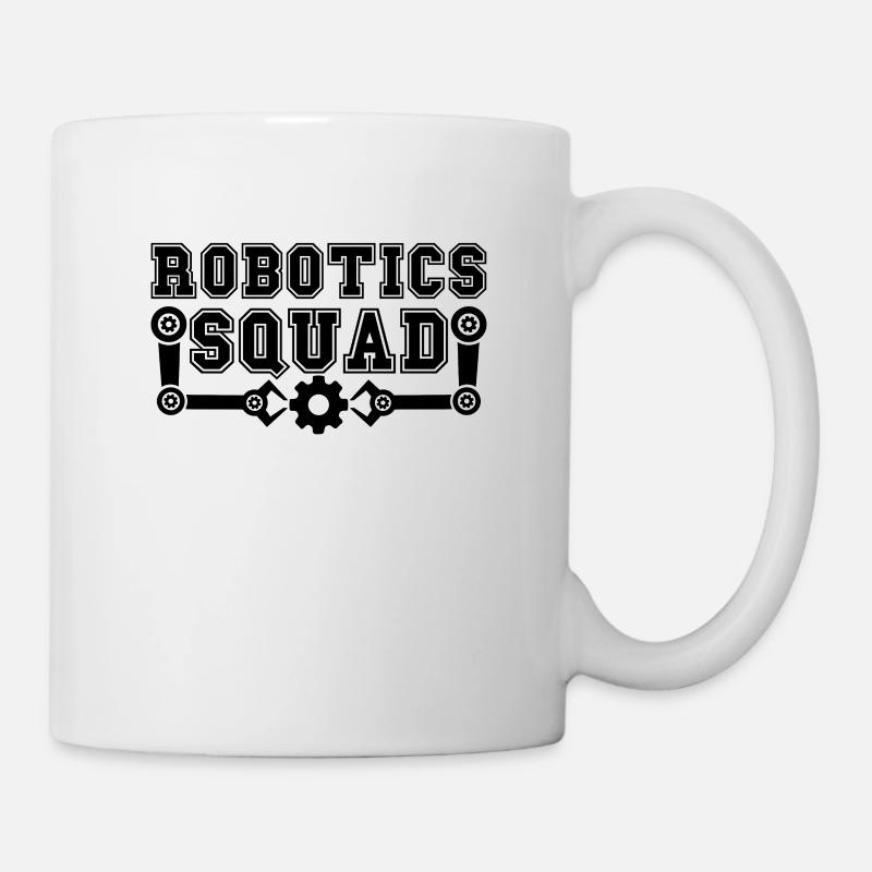 Robotics Squad Technology Robots Robotics Engineer - Tasse - Weiß