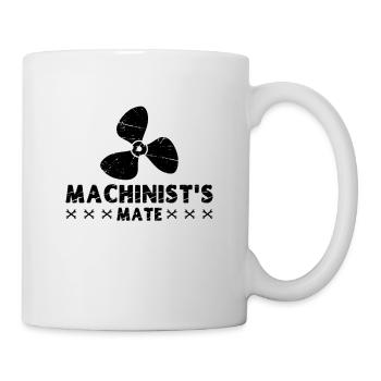 Machiniste’s Mate Tour Opérateur Mécanicien d’usinage - Mug blanc - blanc - Droite