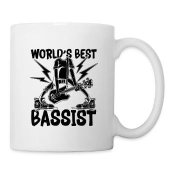 Les meilleurs bassistes du monde Bassiste Bassiste - Mug blanc - blanc - Droite