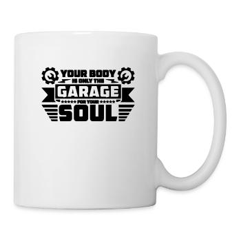 Your Body Is Only The Mechanic Mechanical Engineer - Mug - white - Right