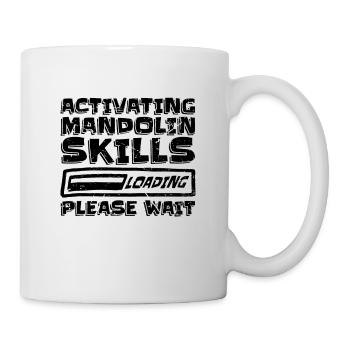 Activating Mandolin Skills Bluegrass Music Player - Tasse - Weiß - Rechts