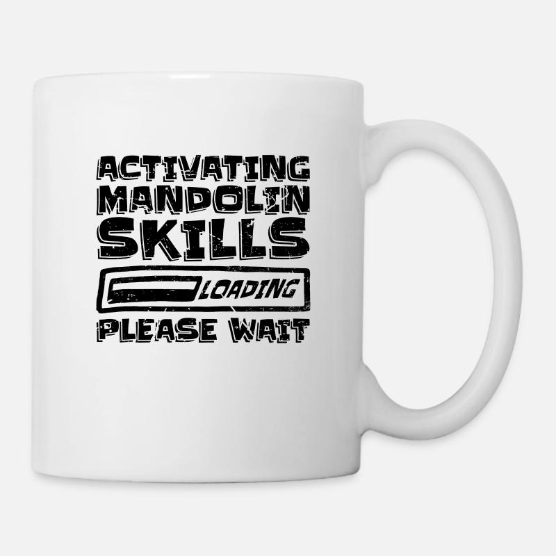 Activating Mandolin Skills Bluegrass Music Player - Mug - white