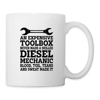 An Expensive Toolbox Never Made A Skilled Diesel M - Tasse - Weiß - Rechts