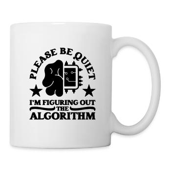 Please Be Quiet Robotics Robots Robotics Engineer - Mug - white - Right