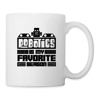 Robotics Is My Favorite Cyborg Robotics Engineer - Tasse - Weiß - Rechts