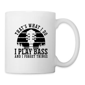 That's What I Do Bass Guitar Bassists Bass Player - Mug - white - Right