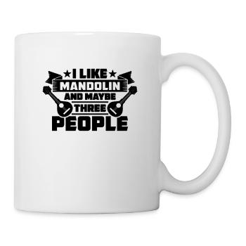I Like Mandolin And Maybe Guitar Mandolin Player - Mug - white - Right