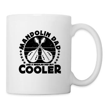 Mandolin Dad Like A Regular Guitar Mandolin Player - Mug - white - Right