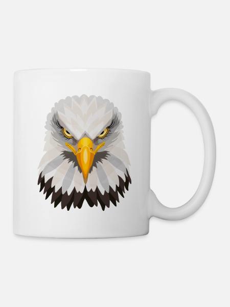 Weißkopfseeadler - Tasse - Weiß