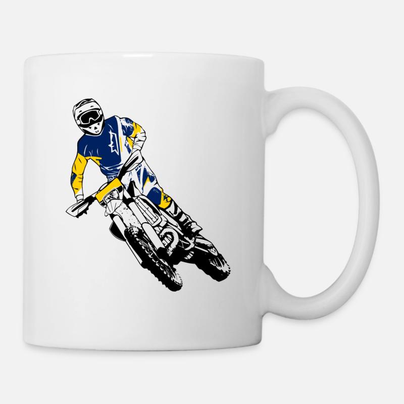 Enduro Offroad - Tasse - Weiß