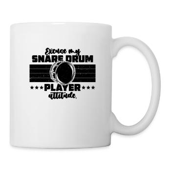 Excusez mon joueur de caisse claire Marching Band Batteur - Mug blanc - blanc - Droite