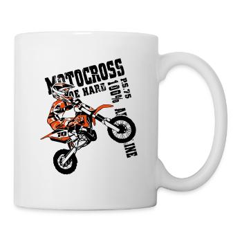 Kinder Motocross - KIDS MX - Mug - white - Right