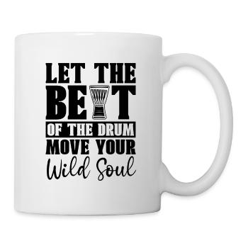 Let The Beat Of Djembe Percussionist Djembe Player - Mug - white - Right