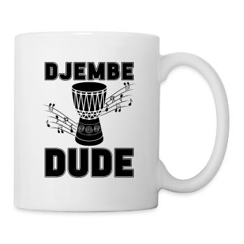 Djembe Dude Musical Instrument Drums Djembe Player - Mug - white - Right