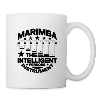 Marimba Les Personnes Intelligentes Rétro Percussion - Mug blanc - blanc - Droite