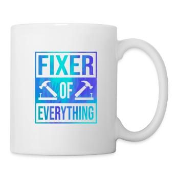 Fixer Of Everything Car Lover Automobile Mechanic - Mug - white - Right