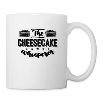 L’amateur de gâteau au fromage qui murmure au fromage - Mug blanc - blanc - Droite