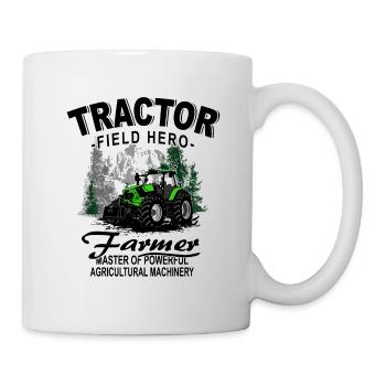 Tracteur - Tracteur - Agriculteur - Agriculteur - Mug blanc - blanc - Droite