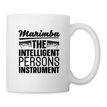 Marimba Les personnes intelligentes aime les percussions - Mug blanc - blanc - Droite