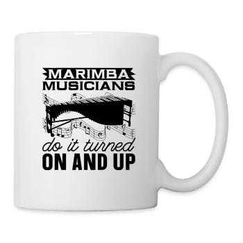 Marimba Musicians Do It Vibraphone Marimba Player - Tasse - Weiß - Rechts