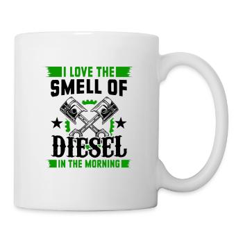 I Love The Smell Of Diesel In The Morning Car Love - Mug - white - Right