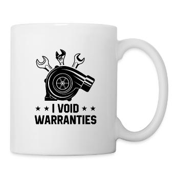 I Void Warranties Car Lover Mechanic Vehicle Techn - Mug - white - Right