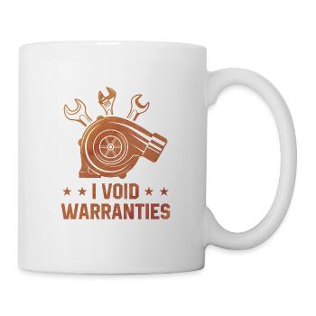I Void Warranties Car Lover Mechanic Vehicle Techn - Mug - white - Right
