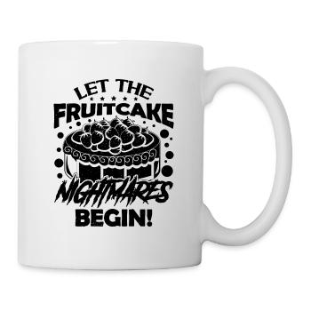Let The Fruitcake Nutrition Facts Fruitcake Lover - Mug blanc - blanc - Droite