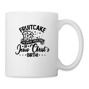 Fruitcake The Official Snack Nutty Fruitcake Lover - Mug - white - Right