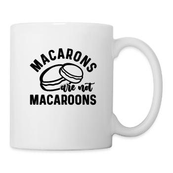 Macarons Are Not Macaroons Snacking Macaron Lover - Mug - white - Right