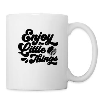 Profitez des petites choses Snacking Macaron Lover - Mug blanc - blanc - Droite