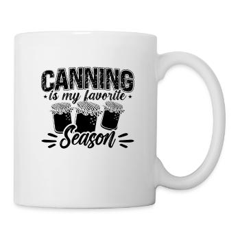 La mise en conserve est ma saison préférée préserve la conserve la conserve en pot - Mug blanc - blanc - Droite