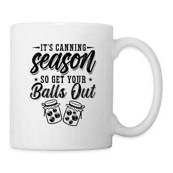 C’est la saison de la mise en conserve, alors procurez-vous une conserve de conserve - Mug blanc - blanc - Droite