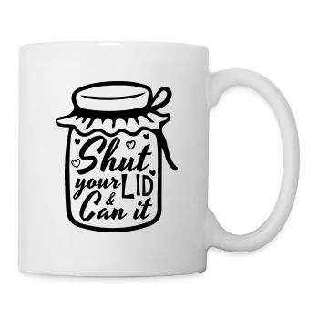 Shut Your Lid & Can It Canning Homesteader Canner - Mug - white - Right