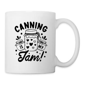 La mise en conserve est ma confiture Conserverie de confiture alimentaire Canner - Mug blanc - blanc - Droite