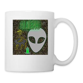 Aliens - Abbild - 2023 - Tasse - Weiß - Rechts