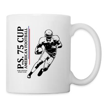 American Football - Tasse - Weiß - Rechts