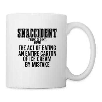 Snaccident The Act Of Frozen Fruit Ice Cream Lover - Mug - white - Right