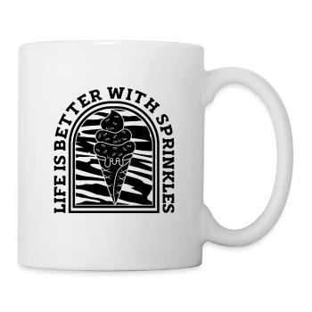 Life Is Better With Soft Serve Ice Cream Lover - Mug - white - Right