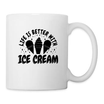 Life Is Better With Frozen Fruit Ice Cream Lover - Mug - white - Right