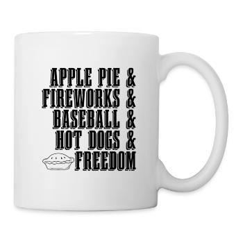Apple Pie & Fireworks Baking Fruit Apple Pie Lover - Mug - white - Right