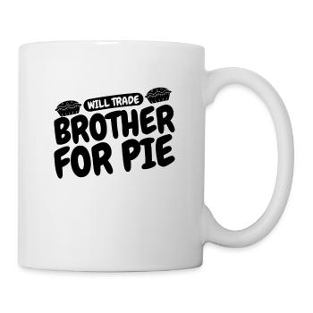 Will Trade Brother For Pie Bakery Apple Pie Lover - Mug - white - Right
