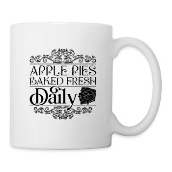 Tartes aux pommes cuites au four fraîches Daily Baker Apple Pie Lover - Mug blanc - blanc - Droite