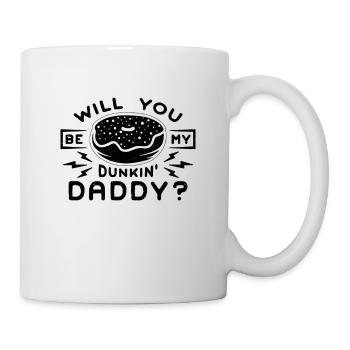 Serez-vous mon amoureux du café et des beignets du petit-déjeuner - Mug blanc - blanc - Droite