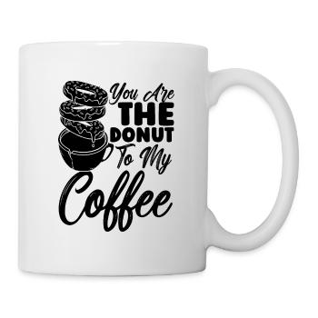 Vous êtes l’amateur de café et de beignets à la caféine de beignets - Mug blanc - blanc - Droite