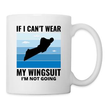 Wingsuit volant Base Jumping Parachutisme Wingsuit - Mug blanc - blanc - Droite