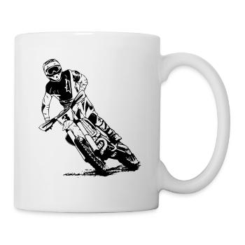 Supercross - Moto Cross - Motocross - Mug blanc - blanc - Droite