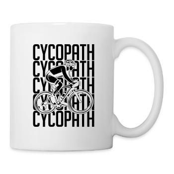 Cycopath Bicycle Retro Mountain Bike Biker Cyclist - Mug - white - Right