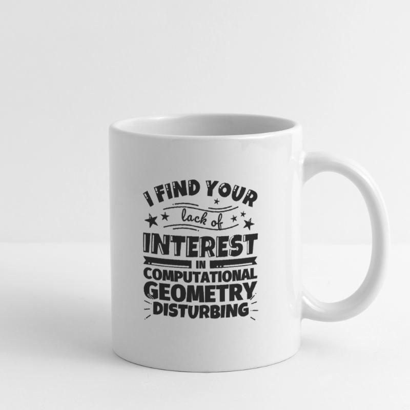 Computer-aided geometry fun gift Mug